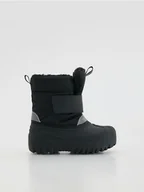 Buciki dla niemowląt - Reserved - Śniegowce na rzepy - czarny - miniaturka - grafika 1