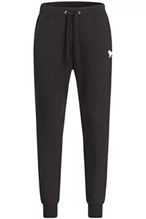 Spodenki męskie - Lonsdale męskie spodnie dresowe bulno, czarny/biały, 3XL - grafika 1