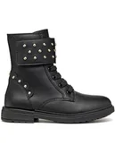 Botki damskie - Geox Botki "Eclair" w kolorze czarnym - miniaturka - grafika 1