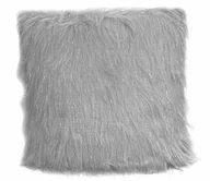 Poszewki na poduszki - Poszewka dekoracyjna dwustronna włochacz POLLUX 45x45 szara - miniaturka - grafika 1