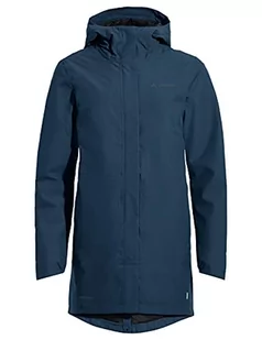VAUDE Damska kurtka Cyclist Padded Parka II niebieski Dark Sea 42 - Kurtki damskie - miniaturka - grafika 1