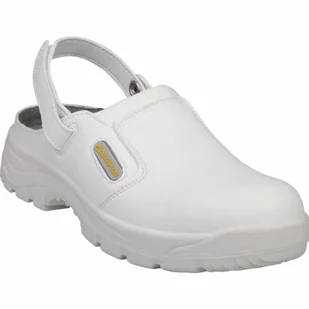 Delta Plus Chodaki z nieprzemakalną cholewką z mikrofibry podeszwa z dwuwarstwowego PU kolor biały rozmiar 46 PIED MAUB3SBBC46 MAUB3SBBC46 - Obuwie robocze - miniaturka - grafika 1