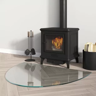 Vidaxl Panel Kominkowy, Szklany, Półokrągły, 800X600 Mm - Inne mocowania - miniaturka - grafika 1