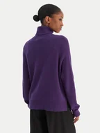 Swetry damskie - Liu Jo Golf MF5445 MS76L Fioletowy Regular Fit - miniaturka - grafika 1
