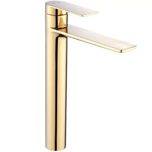 Rea B9983 Storm Gold Bateria umywalkowa wysoka - Baterie umywalkowe - miniaturka - grafika 1