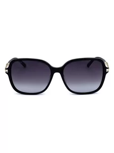 Swarovski Damskie okulary przeciwsłoneczne w kolorze złoto-czarno-granatowym - Okulary korekcyjne, oprawki, szkła - miniaturka - grafika 1
