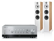 Zestawy stereo - Yamaha R-N1000A (srebrny) + 603 S3 (dąb) - miniaturka - grafika 1
