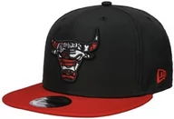 Czapki i chusty sportowe męskie - Czapka 9Fifty Infill Bulls by New Era, czarno-czerwony, S/M (54-57 cm) - miniaturka - grafika 1