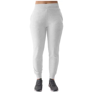 Damskie spodnie dresowe 4F Trousers Cas F606 Rozmiar: M / Kolor: jasnoszary - Spodnie sportowe damskie - miniaturka - grafika 1