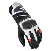 Rękawice motocyklowe - Rękawice Motocyklowe Macna Thandor Złamany Biały/CzerwonyXL - miniaturka - grafika 1