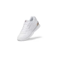 Trampki damskie - Reebok Damskie trampki Glide Ripple Clip Sneaker, obuwie białe/różowe złoto, 4,5 UK, Obuwie białe obuwie białe różowe złoto, 37.5 EU - miniaturka - grafika 1