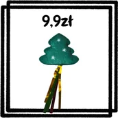 Zabawki dla kotów - BUBA ŚWIĘTA! Choinka ze wstążkami - miniaturka - grafika 1