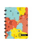 Notesy i bloczki - Notatnik biznesowy A5+/80K linia Memphis - Berlingo - miniaturka - grafika 1