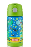 Bidony dla dzieci - Butelka termiczna ze słomką dla dzieci Thermos FUNtainer 355ml dinozaur (200145) 12001K - miniaturka - grafika 1
