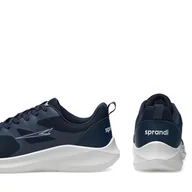 Sneakersy męskie - Sneakersy Sprandi MP-SS24-3C099 Granatowy - miniaturka - grafika 1