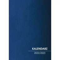 Kalendarze - Kalendarz 2022/2023 niebieski - miniaturka - grafika 1