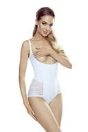 Bielizna nocna - Eldar Vega body modelujące Białe 3XL - miniaturka - grafika 1