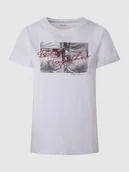 Koszulki i topy damskie - Pepe Jeans Koszulka w kolorze białym - miniaturka - grafika 1