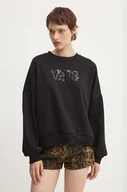 Bluzy damskie - Vans bluza damska kolor czarny z aplikacją VN000HCDBLK1 - miniaturka - grafika 1