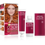 Farby do włosów i szampony koloryzujące - Garnier Color Sensation Krem koloryzujący 7.40 Bursztynowa miedź - miniaturka - grafika 1
