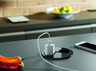 Złącza, przejściówki, adaptery - Bachmann Twist zestaw gniazd wpuszczanych 2xUTE czarny BM-931.152 - miniaturka - grafika 1