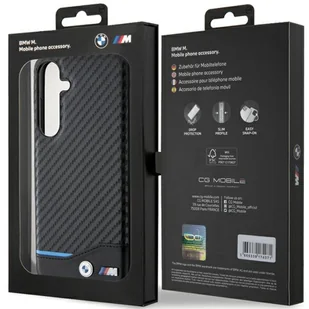 BMW BMHCS24M22NBCK S24+ S926 czarny/black Leather Carbon - Etui i futerały do telefonów - miniaturka - grafika 8