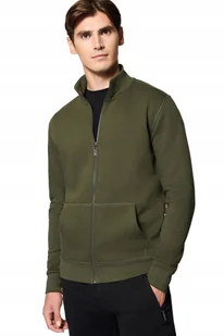 Bluza Męska Bawełniana Zielona Rozpinana Bez Kaptura Próchnik PM14 XL - Bluzy męskie - miniaturka - grafika 1