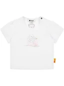 Kaftaniki dla niemowląt - Steiff Koszulka w kolorze białym - miniaturka - grafika 1