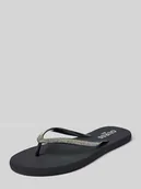 Klapki i japonki damskie - Japonki z obszyciem kamieniami stras - miniaturka - grafika 1