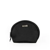 Kosmetyczki, organizery i kuferki - Bowi, Kosmetyczka półokrągła S 20X16 Czarna - miniaturka - grafika 1