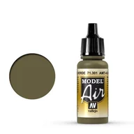 Kolejki i akcesoria - Vallejo Farba akrylowa Model Air - AMT-4 Cam. Green / 17ml Vallejo 71301 - miniaturka - grafika 1