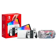 Konsole Nintendo - Nintendo Switch OLED (biały) + etui PowerA Slim Case Metroid Dread - Kup na Raty - - miniaturka - grafika 1