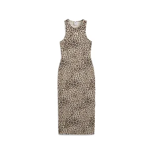 Damska Sukienka PUMA LEO LUXE SLIM AOP DRESS 63233991 – Brązowy - Sukienki - miniaturka - grafika 1