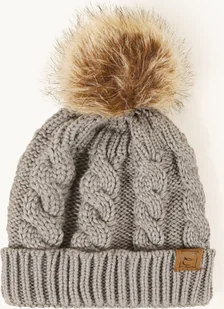 Czapka dziecięca z dzianiny - Siwy KP12449 - Czapki dla dzieci - miniaturka - grafika 1