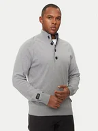 Swetry męskie - INDICODE Sweter Khalip 35-772 Szary Regular Fit - miniaturka - grafika 1