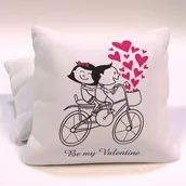 Kołdry i poduszki dla dzieci - Poduszka przytulanka 296 zakochana para - miniaturka - grafika 1