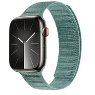 Akcesoria do smartwatchy - Pasek CRONG Melange do Apple Watch 4/5/6/7/8/9/SE/SE 2/SE 2022/Ultra/Ultra 2 (42/44/45/49mm) Turkusowy - miniaturka - grafika 1