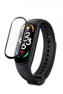 Akcesoria do smartwatchy - Szkło Ochronne Hybrydowe Braders Black Do Xiaomi Mi Band 7 - miniaturka - grafika 1