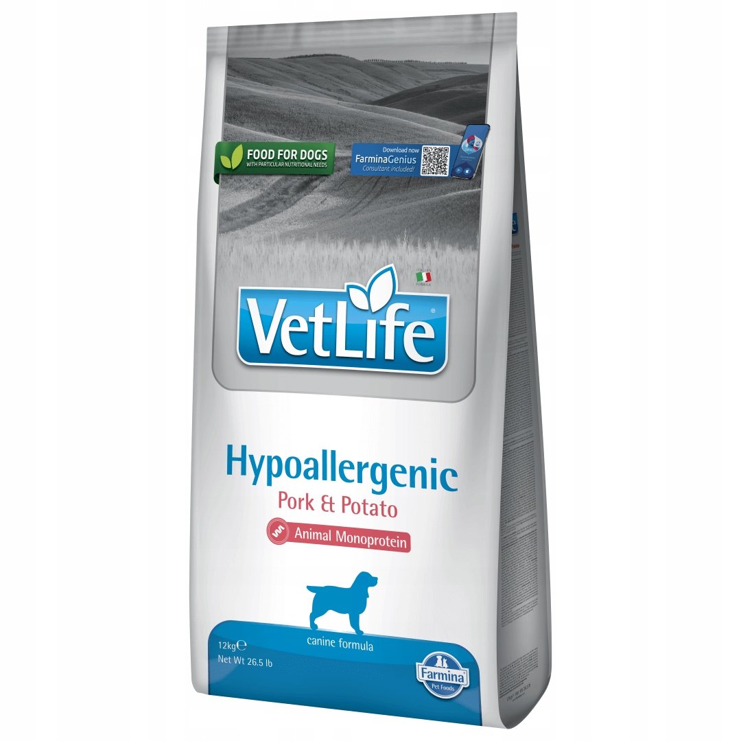 Karma dla psa FARMINA Vet Life Hypoallergenic Wieprzowina z ziemniakami 12 kg