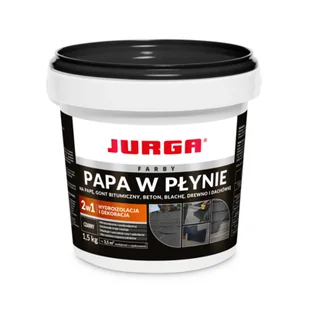 Papa w płynie czarna 1,5 kg Jurga - Preparaty bitumiczne - miniaturka - grafika 1