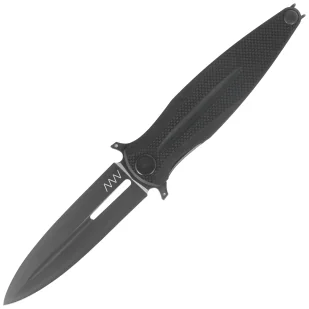 Nóż składany ANV Z400 BB Black G10, Black DLC Sleipner (ANVZ400-015) - Noże - miniaturka - grafika 1