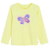 Bluzki dla dziewczynek - Cool Club, Bluzka dziewczęca z długim rękawem, żółta - miniaturka - grafika 1