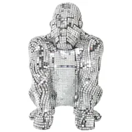 Lustra - Figurka dekoracyjna Alexandra House Living plastikowy goryl 21 x 22 x 32 cm lustro - miniaturka - grafika 1