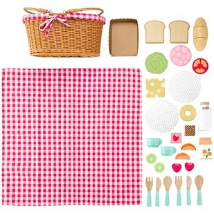 Koszyk piknikowy FISHER PRICE Wooden HXT81 - Zabawki interaktywne dla dzieci - miniaturka - grafika 1