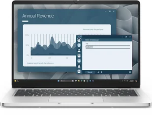 DELL Pro PC14255 AMD Ryzen AI 5 340 14" Full HD+ 16 GB DDR5-SDRAM 512 GB SSD Wi-Fi 6E 802.11ax Windows 11 Pro Platyna BTO601_PC14255_EMEA - Laptopy - miniaturka - grafika 1