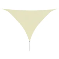 Parasole ogrodowe - vidaXL vidaXL Żagiel przeciwsłoneczny, tkanina Oxford, 3,6x3,6x3,6 m, kremowy - miniaturka - grafika 1