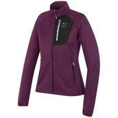 Bluzy sportowe damskie - Bluza damska MOOA Nyore Grid 220 Rozmiar: M / Kolor: fioletowy - miniaturka - grafika 1