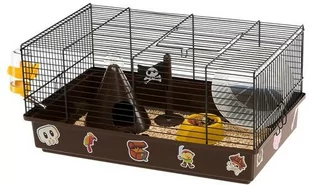 Ferplast Klatka dla zwierząt CRICETI 9 PIRATES černo/hnědá - Klatki dla gryzoni - miniaturka - grafika 1