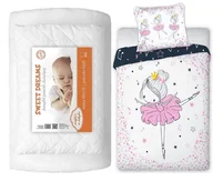 Pościel dla dzieci - Komplet do łóżeczka kołdra pościel podusia 100x135 baletnica - miniaturka - grafika 1