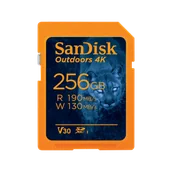 Karty pamięci - SanDisk Outdoors 4K SDXC UHS-I Card - 256GB Single Pack - SDSDXWV-256G-GN6VN - miniaturka - grafika 1